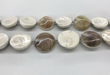 CSB4502 15.5 inches 28mm - 35mm freeform shell beads wholesale