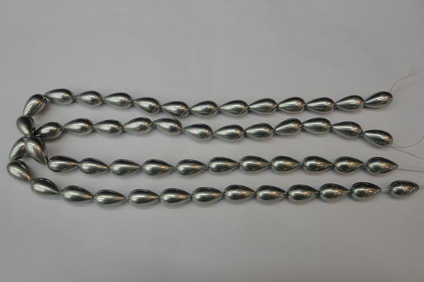 CSB865 15.5 inches 9*16mm teardrop shell pearl beads wholesale