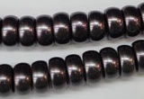 CSB902 15.5 inches 6*12mm rondelle shell pearl beads wholesale