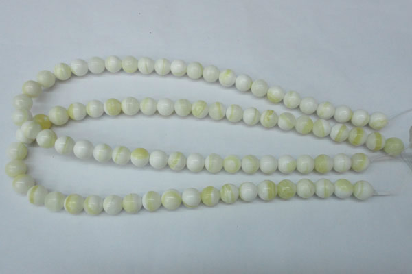 CSB953 15.5 inches 10mm round shell pearl beads wholesale