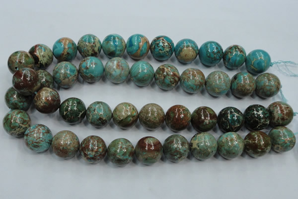 CSE03 15.5 inches 18mm round natural sea sediment jasper beads