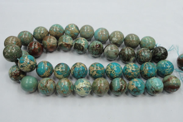 CSE04 15.5 inches 20mm round natural sea sediment jasper beads