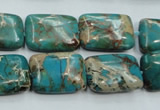 CSE15 15.5 inches 13*18mm rectangle natural sea sediment jasper beads