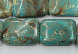 CSE16 15.5 inches 18*25mm rectangle natural sea sediment jasper beads