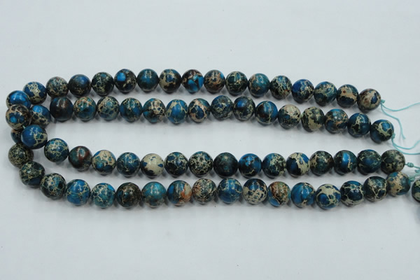 CSE62 15.5 inches 12mm round dyed natural sea sediment jasper beads