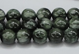 CSH03 15.5 inches 10mm round natural seraphinite gemstone beads