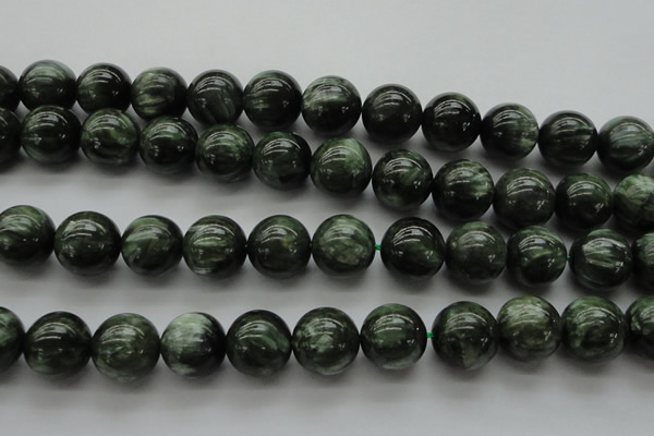 CSH204 15.5 inches 12mm round AA grade natural seraphinite beads