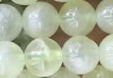 CSJ312 15.5 inches 7mm round serpentine new jade beads