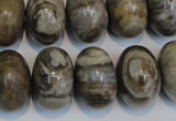 CSL20 15.5 inches 13*20mm rondelle silver leaf jasper beads wholesale