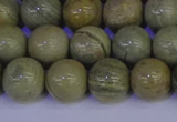 CSL203 15.5 inches 10mm round silver leaf jasper beads wholesale