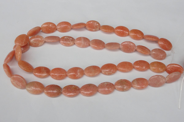 CSM35 15.5 inches 13*18mm oval salmon stone beads wholesale