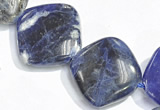 CSO04 15.5 inches 10mm rhombus A grade sodalite beads wholesale