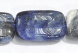 CSO07 A grade 15.5 inches 8*12mm rectangle sodalite beads