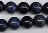 CSO405 15.5 inches 14mm round dyed sodalite gemstone beads