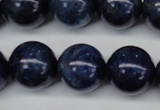 CSO407 15.5 inches 18mm round dyed sodalite gemstone beads