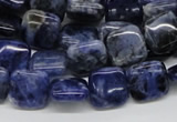 CSO43 15.5 inches 12*12mm square sodalite gemstone beads wholesale