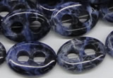 CSO49 15.5 inches 18*25mm oval sodalite gemstone beads wholesale