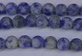 CSO531 15.5 inches 6mm round matte African sodalite beads wholesale