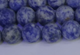 CSO533 15.5 inches 10mm round matte African sodalite beads wholesale