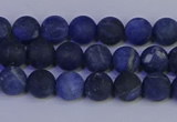 CSO541 15.5 inches 6mm round matte sodalite beads wholesale