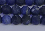 CSO543 15.5 inches 10mm round matte sodalite beads wholesale