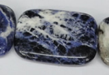 CSO58 15.5 inches 35*45mm rectangle sodalite gemstone beads