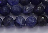 CSO603 15.5 inches 10mm faceted round sodalite gemstone beads