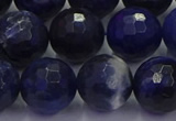 CSO605 15.5 inches 14mm faceted round sodalite gemstone beads