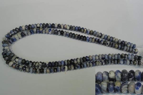 CSO62 15.5 inches 5*8mm rondelle sodalite gemstone beads wholesale