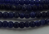 CSO630 15.5 inches 3mm round sodalite gemstone beads wholesale