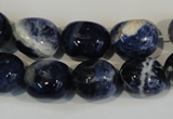 CSO64 15.5 inches 11*15mm nuggets sodalite gemstone beads wholesale