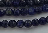 CSO642 15.5 inches 6mm faceted round sodalite gemstone beads