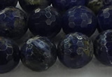 CSO645 15.5 inches 12mm faceted round sodalite gemstone beads