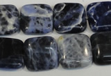 CSO65 15.5 inches 16*16mm square sodalite gemstone beads wholesale