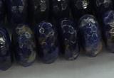 CSO666 15.5 inches 9*16mm faceted rondelle sodalite gemstone beads