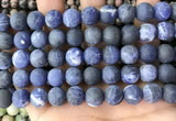 CSO843 15.5 inches 10mm round matte sodalite beads wholesale