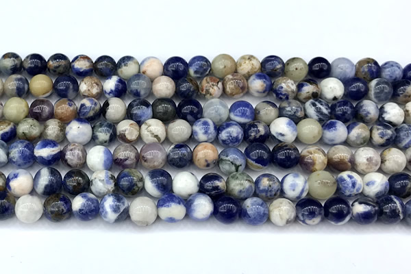 CSO916 15 inches 6mm round sodalite gemstone beads