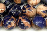 CSO923 15 inches 10mm round orange sodalite beads