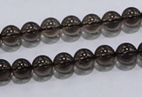 CSQ101 15.5 inches 8mm round grade AA natural smoky quartz beads