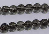 CSQ103 15.5 inches 8mm faceted round grade AA natural smoky quartz beads