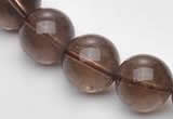 CSQ15 A grade 14mm round natural smoky quartz beads Wholesale