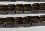 CSQ31 15 inches 10*10mm cube natural smoky quartz beads wholesale