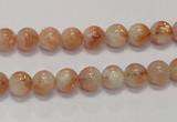 CSS15 15.5 inches 6mm round natural sunstone beads wholesale