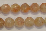 CSS18 15.5 inches 12mm round natural sunstone beads wholesale