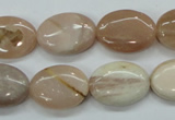 CSS205 15.5 inches 13*18mm oval natural sunstone beads