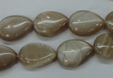 CSS220 15.5 inches 13*18mm flat teardrop natural sunstone beads