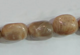 CSS254 15.5 inches 16*18mm nuggets natural sunstone beads