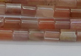 CSS266 15.5 inches 5*8mm tube sunstone beads wholesale