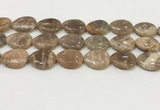 CSS410 15.5 inches 18*25mm flat teardrop sunstone beads wholesale