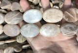 CSS418 15.5 inches 25*35mm oval sunstone beads wholesale